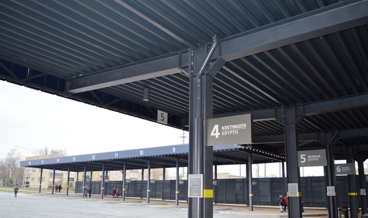 Palangoje atidaryta nauja autobusų stotis