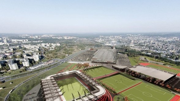 Vilniaus valdžia planuoja galutinai apsispręsti dėl Nacionalinio stadiono statybų