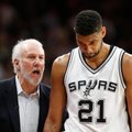 „Spurs“ legenda grįžta: Duncanas jungiasi prie trenerių štabo ir talkins Popovichiui