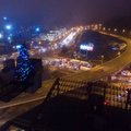 Kalėdinis Vilnius nenustoja stebinti – šįkart eglutės sužibo sostinės padangėje