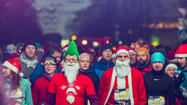 Savaitgalį vilniečiai ir sostinės svečiai dalyvaus tradiciniame Kalėdų bėgime