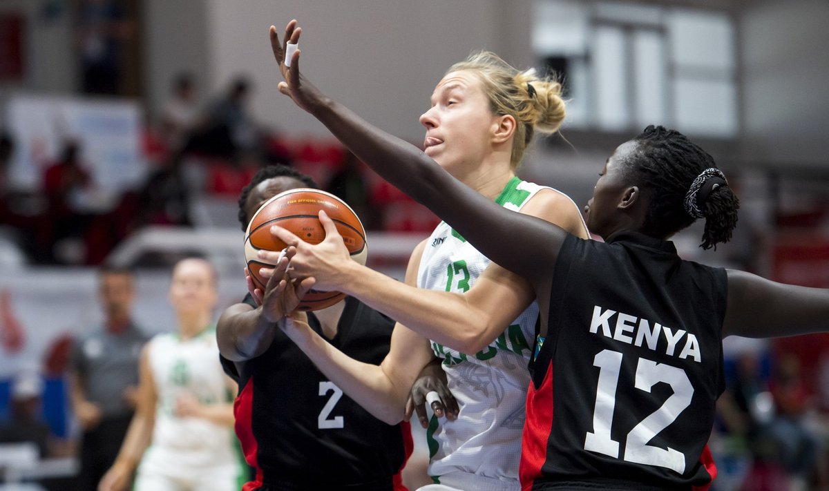 Kurčiųjų olimpinių žaidynių moterų krepšinio turnyro ketvirtfinalis: Lietuva - Kenija