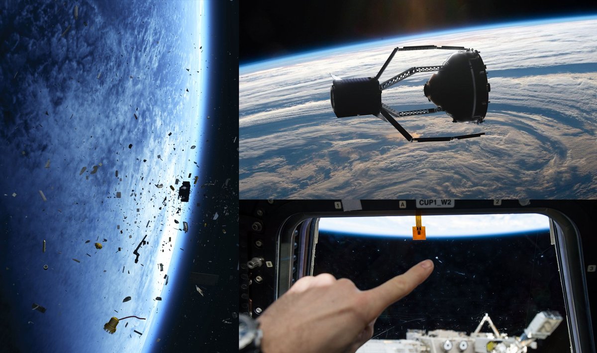 Kosmoso šiukšlės / ESA / Scanpix nuotr.