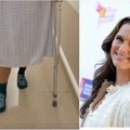 Po traumos aktorei Brooke Shields ligoninėje tenka mokytis vaikščioti iš naujo