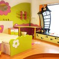 Idėjos vaikų kambario sienų dekoravimui