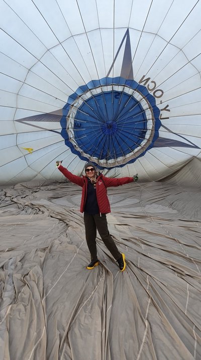 Oro balionų pilotė Jolanta Tūraitė