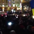 Ukraina protestuoja: nuverstas Lenino paminklas