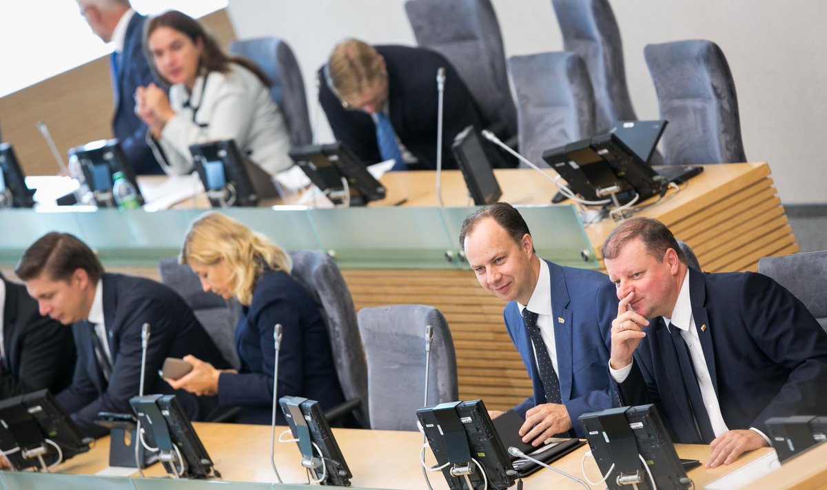 Government Hour in the Seimas