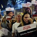 Tūkstančiai žmonių Izraelyje dalyvavo demonstracijoje, reikalaudami išlaisvinti įkaitus