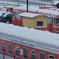 Iki penktadienio pietų buvo visiškai sustabdytas traukinių eismas iš Vilniaus į Kauną ir Klaipėdą