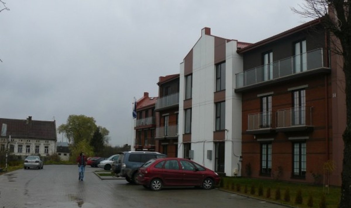 Septynių daugiabučių namų kvartalas pastatytas šalia buvusios Noreikiškių dvaro pastatų