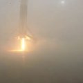 „SpaceX“ paviešino kvapą gniaužiantį „Falcon 9“ nusileidimo vaizdo įrašą