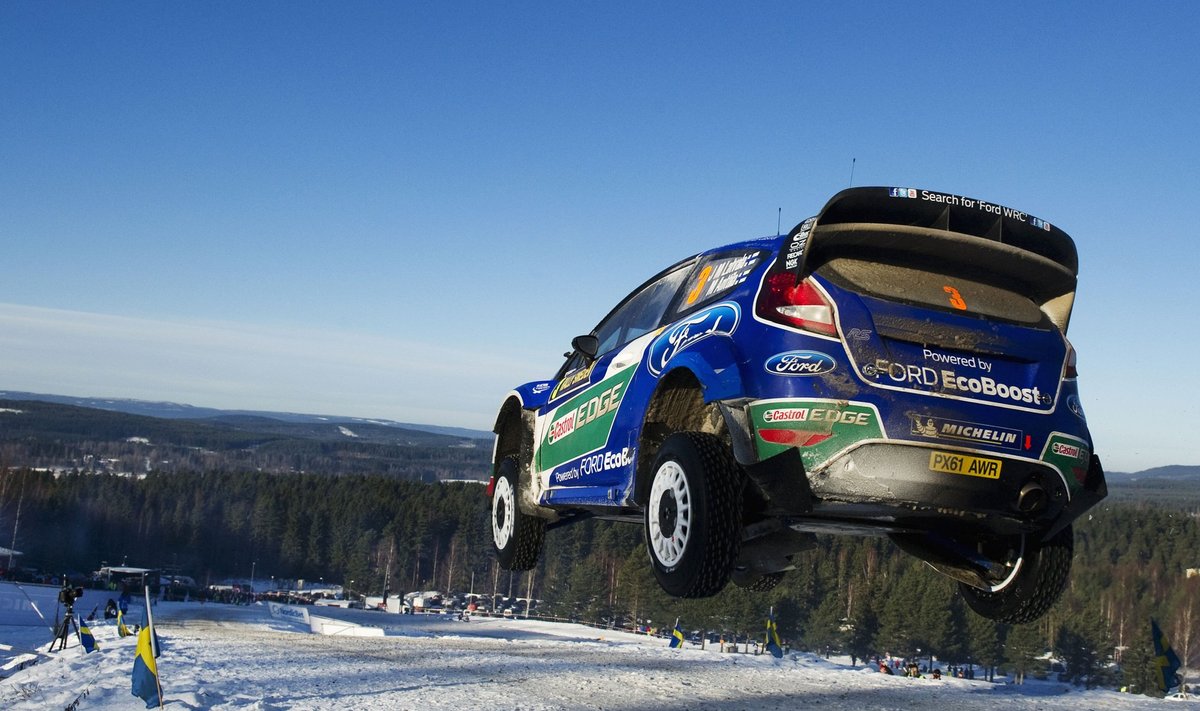 Jari-Matti Latvala ir Miikka Anttila su "Ford Fiesta RS WRC" 