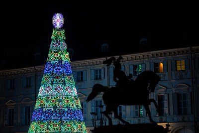 Kalėdų eglė Turine