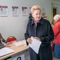 Prezidento rinkimai 2024. Balsuoja Dalia Grybauskaitė