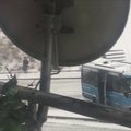 Nufilmuota, kiap iškritus sniegui vairuotojai nesuvaldė automobilių