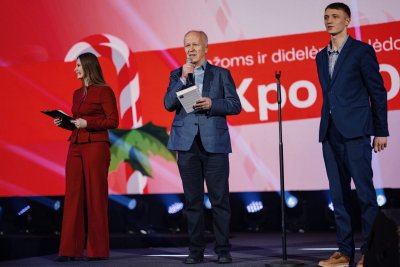 „eXpo“ 2022. Iš kairės: Andželika Rusteikienė, Vladas Lašas
