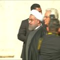 Irano prezidentas atvyko į Italiją pirmojo vizito Europoje po sankcijų atšaukimo