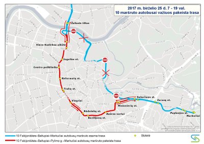 10 maršruto autobuso trasa