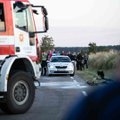 Avarija Pakruojo rajone: susidūrė du automobiliai, sužaloti keturi žmonės