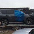 Во время операции в Мариямполе полиция Литвы задержала двоих таджиков и 86 автомобилей