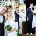 Susituokė laidų vedėja Kristina Pocytė ir Arūnas Jaloveckis-Medutis: netradiciniai vestuviniai žiedai ir ypatingą reikšmę turinti puokštė