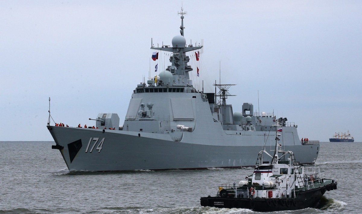 Kinijos karo laivai Baltijos jūroje