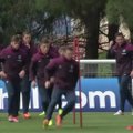 Anglijos futbolo rinktinė pradėjo treniruočių stovyklą Portugalijoje