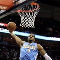 Denverio „Nuggets“ krepšininkai pergalingų rungtynių seriją pratęsė iki devynių