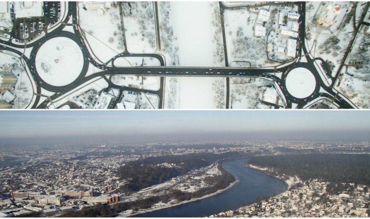 Vilnius ir Kaunas žiemą