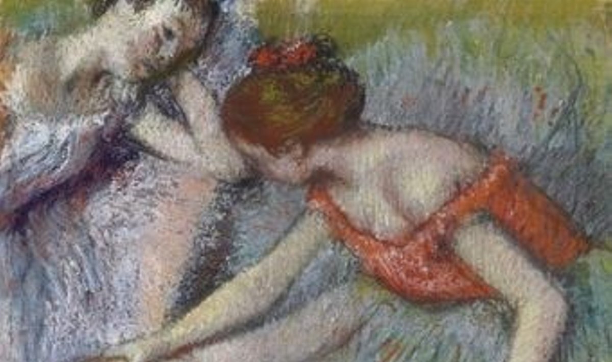 Фрагмент рисунка "Танцовщицы" работы Эдгара Дега. Репродукция с сайта Christie's
