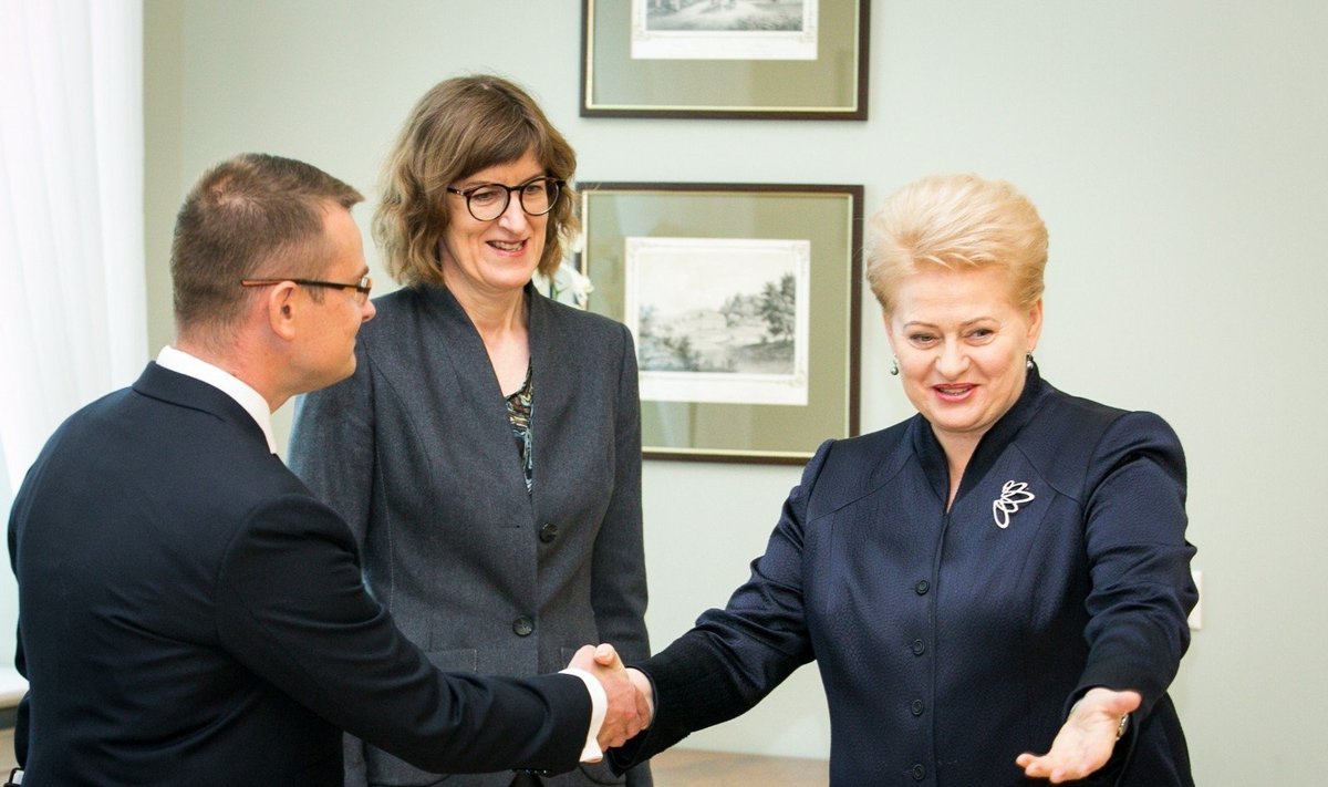 Arūnas Dulkys, Diana Vilytė ir Dalia Grybauskaitė