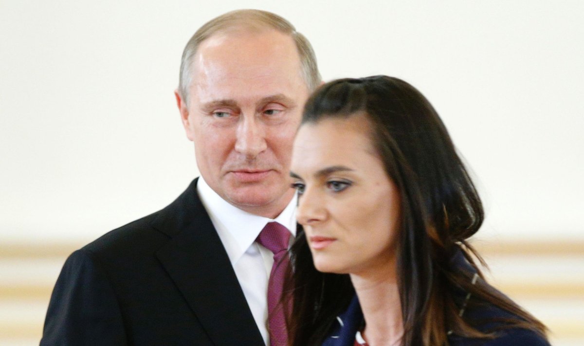 Vladimiras Putinas, Jelena Isinbajeva