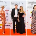 Į lietuviškų „Oskarų“ šventę rinkosi pasipuošę svečiai