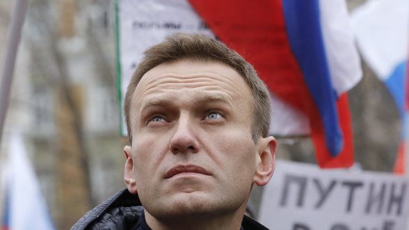 Russian opposition leader Navalny spotted in Vilnius