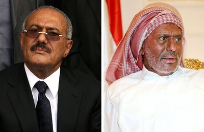 Ali Abdullah Salehas 2011 m. balandį ir liepą