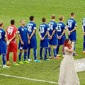 Украинский футболист не повернулся к флагу России перед матчем в Сочи