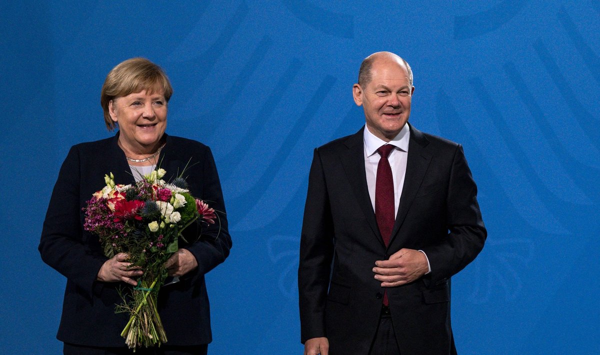 Angela Merkel, Olafas Scholzas