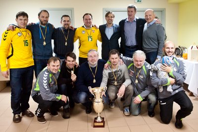 Lietuvos žurnalistų futbolo čempionato nugalėtoja "PRESS'o" komanda