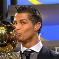 Ronaldo įteiktas geriausio Europos futbolininko apdovanojimas