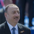 Azerbaidžano prezidentas Alijevas perrinktas ketvirtai kadencijai