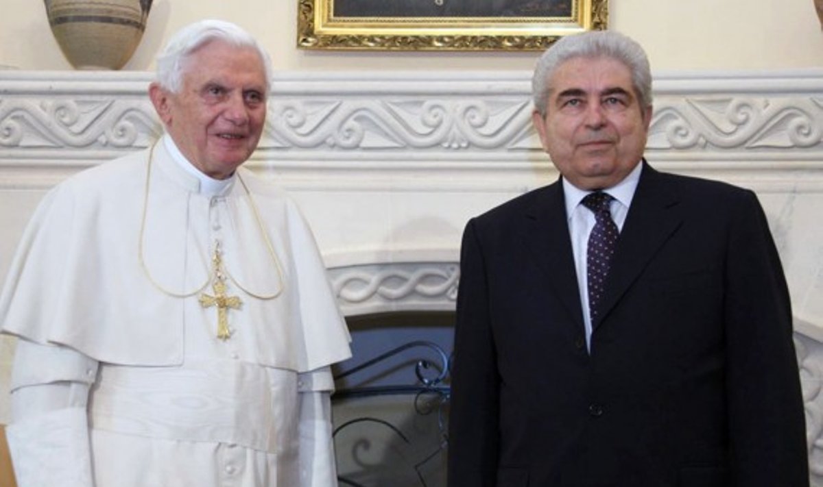 Benediktas XVI ir Demetris Christofias