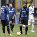 „Inter” klubas patyrė dar vieną pralaimėjimą Italijose „Serie A“ lygoje