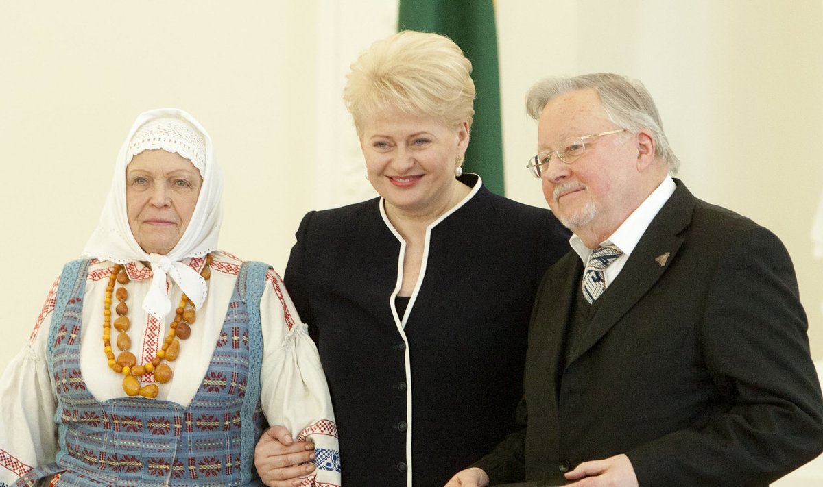 Dalia Grybauskaitė, Vytautas Landsbergis su žmona