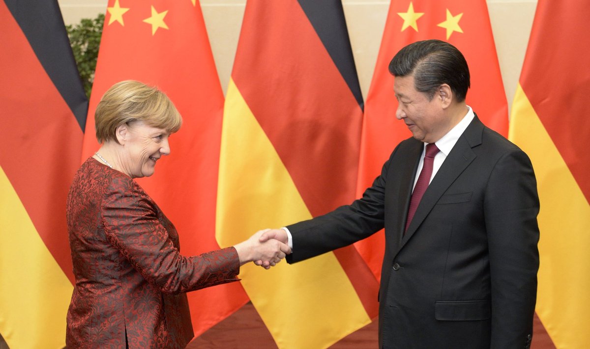 Angela Merkel, Kinijos prezidentas Xi Jinpingas