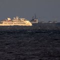 Prie Urugvajaus įstrigusio Australijos kruizinio laivo keleiviai pagaliau išskrido namo