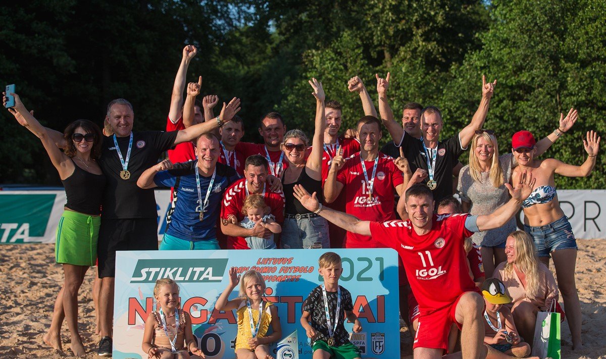 Vilniaus IGOL triumfavo Lietuvos paplūdimio čempionate
