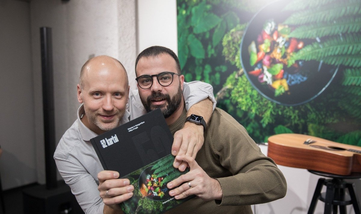 Robertas Daskevičius pristatė maisto ir fotografijos idėjų knygą „52 kartai“