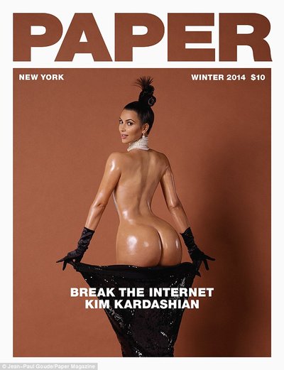 Kim Kardashian (Paper magazine nuotr.)