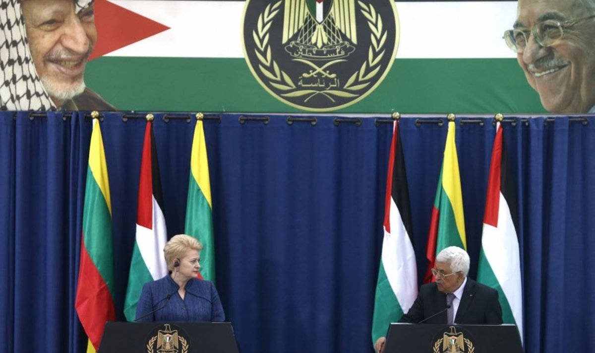 Dalia Grybauskaitė, Mahmoudas Abbasas